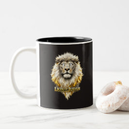 Café Em Dois Tons Caneca Rei Divino - Leão de Judá