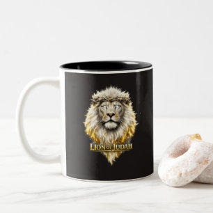 Café Em Dois Tons Caneca Rei Divino - Leão de Judá