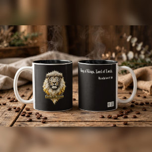 Café Em Dois Tons Caneca Rei Divino - Leão de Judá