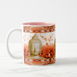 Café Em Dois Tons Caneca sereno de Buddha