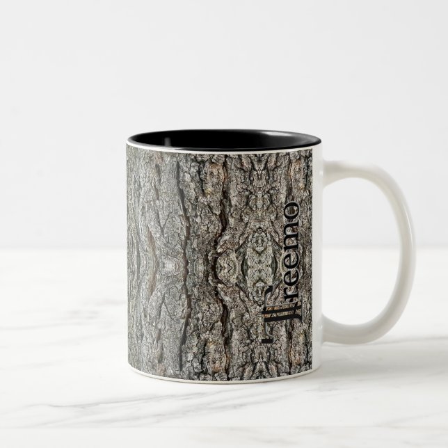 Café Em Dois Tons Caneca silenciosa do teste padrão de Camo da força (Direita)