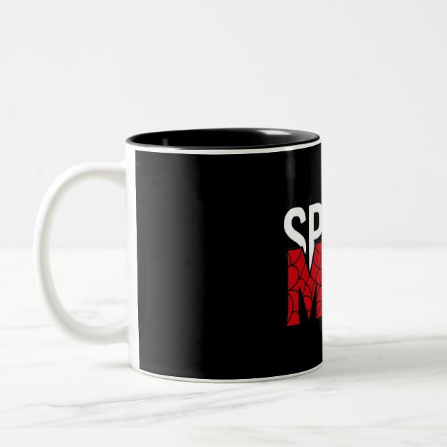 Café Em Dois Tons Caneca Spider Mom – Presente de Mãe Super-Herói, M (Esquerda)