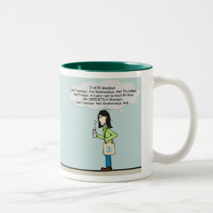 Café Em Dois Tons Caneca temperamental de Momma