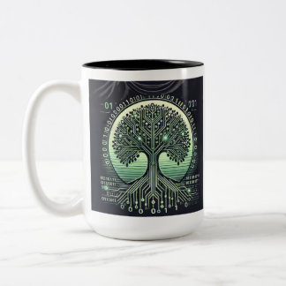 Café Em Dois Tons Caneca Two-Tone, 15 oz para engenheiros de softwar