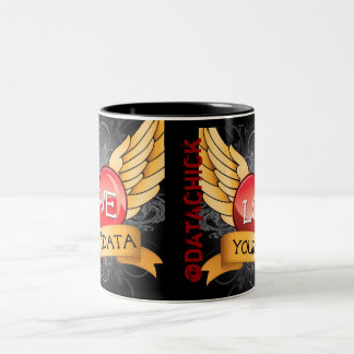 Café Em Dois Tons Caneca uma de LoveYourData