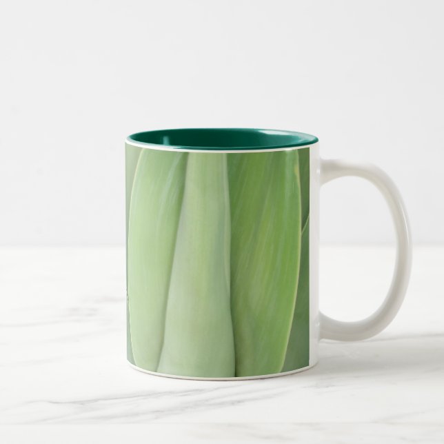 Café Em Dois Tons Caneca verde de veludo (Direita)