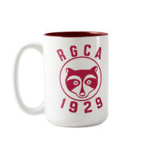 Caneca vermelha do logotipo 15oz de RGCA