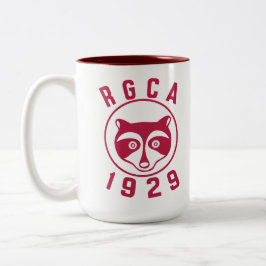 Café Em Dois Tons Caneca vermelha do logotipo 15oz de RGCA