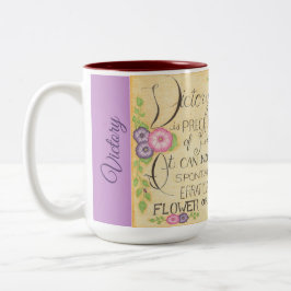 Café Em Dois Tons Caneca Vitória de Todos os Tipos JamesAllen (Lilás