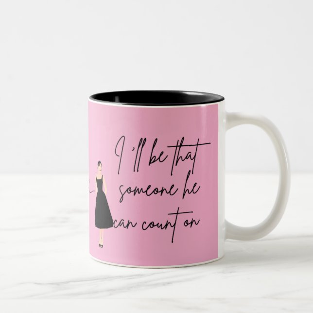 Café Em Dois Tons casal, batem amantes, designs de caneca (Direita)