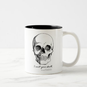 Café Em Dois Tons Citações de Sherlock eu Covet sua caneca gótico