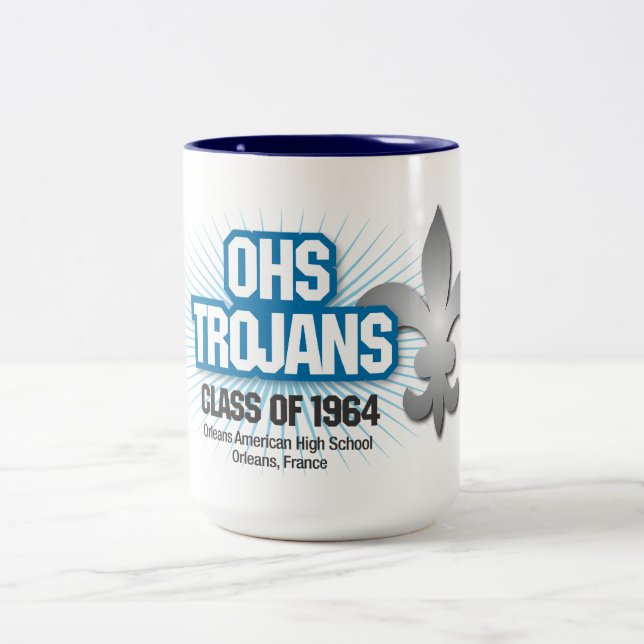 Café Em Dois Tons Classe de OHS da caneca 1964 (Centro)