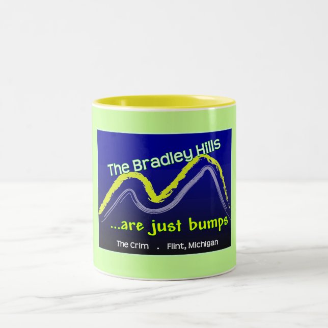 Café Em Dois Tons Colinas de Bradley - caneca de Mich do sílex (Centro)