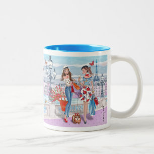 Café Em Dois Tons Comprar na caneca de Paris  