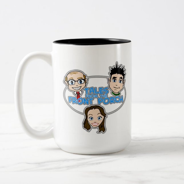Café Em Dois Tons Contos da caneca mais grande do pátio de entrada (Esquerda)