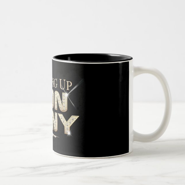 Café Em Dois Tons "Crescendo acima caneca de Don Tony"! (Direita)