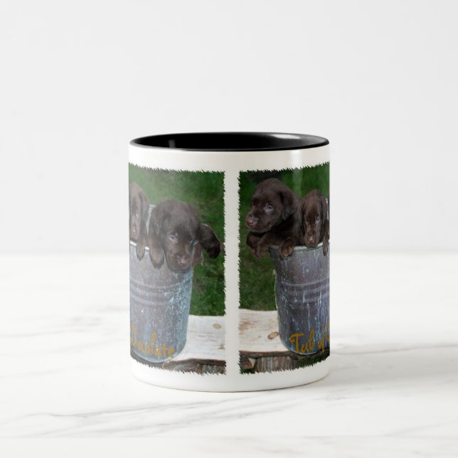Café Em Dois Tons Cuba de caneca do chocolate (Centro)