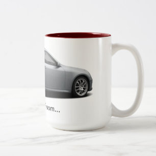 Café Em Dois Tons Cupé de Infiniti G35 15 onças. Caneca do Dois-To