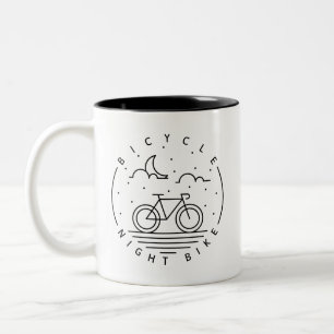 Café Em Dois Tons Cycling Mug Caneca de bicicleta ANDANDO DE BIC