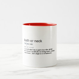 Café Em Dois Tons Definição de uma caneca de Leatherneck
