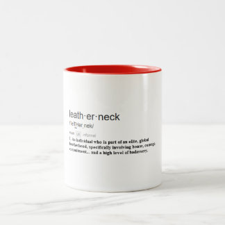 Café Em Dois Tons Definição de uma caneca de Leatherneck