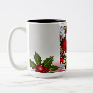 Café Em Dois Tons design de caneca 3D Natal
