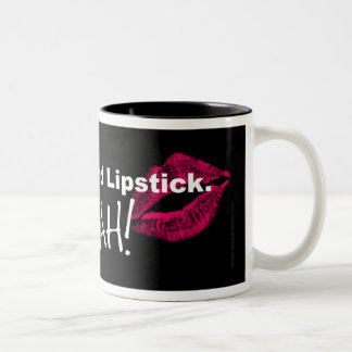Café Em Dois Tons Deus, armas e batom Hooah! Caneca de Sarah Palin
