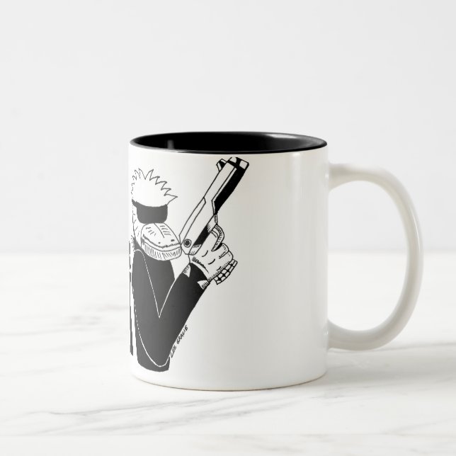 Café Em Dois Tons Doutor Pato Caneca de Lee Gracie (Direita)