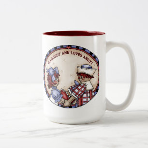 Café Em Dois Tons e caneca de Andy