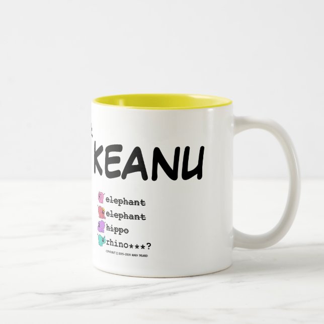 Café Em Dois Tons e.e.h.r…? Caneca destro de Keanu (Direita)