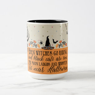 Café Em Dois Tons 'É Perto Da Caneca De Halloween