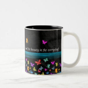 Café Em Dois Tons Encontre a caneca de beleza
