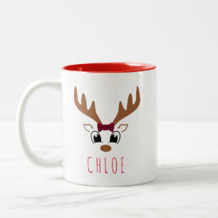 Café Em Dois Tons Engraçada Reitora Personalizada Festiva Caneca de