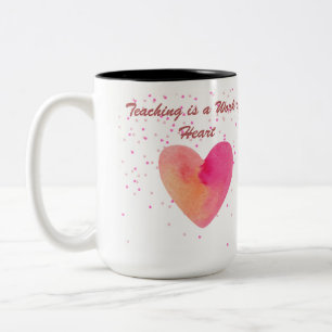 Café Em Dois Tons Ensino é obra de caneca