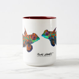 Café Em Dois Tons Esplêndida caneca de mandarino, Synchiropus splend