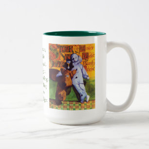 Café Em Dois Tons ESTRELA DE WONDER Tall Hunter Green - Caneca de do