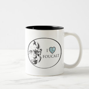 Café Em Dois Tons Eu amo a caneca de Foucalt