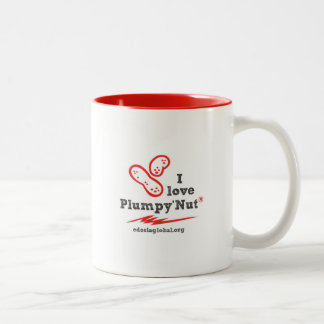 Café Em Dois Tons Eu amo a caneca de Plumpy'Nut