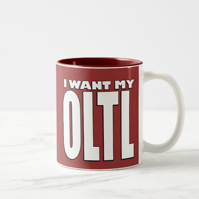 Café Em Dois Tons Eu quero minha caneca de OLTL (Direita)