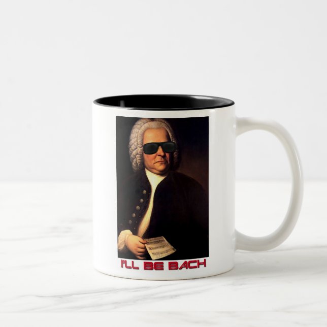 Café Em Dois Tons Eu serei caneca de Bach (Direita)