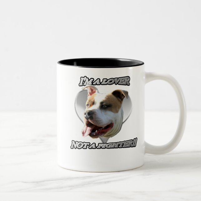 Café Em Dois Tons Eu sou um amante, não uma caneca de caça (Direita)