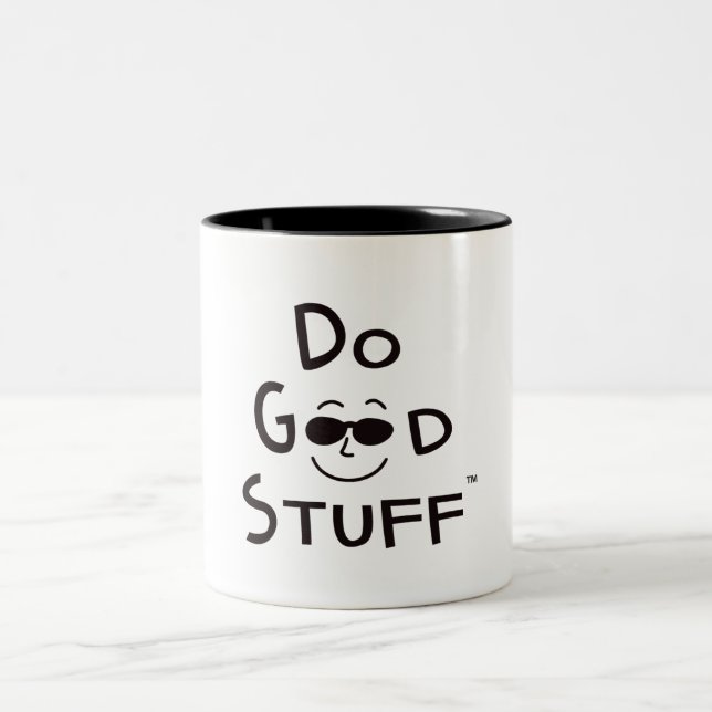 Café Em Dois Tons Faça a boa caneca do Dois-Tom de Stuff™ (Centro)