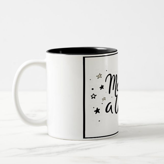Café Em Dois Tons Faça uma caneca de chá (Esquerda)