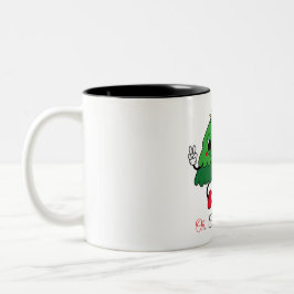 Café Em Dois Tons Feriado com nossa caneca de Natal