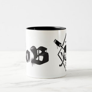 Café Em Dois Tons Filhos de Ben - caneca de Spraypaint