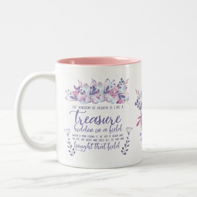 Café Em Dois Tons Gemas cristãs da caneca do 13:44 de Matthew (Esquerda)