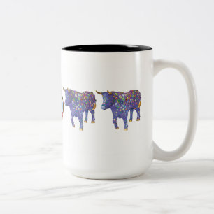 Café Em Dois Tons "Girando no VortOX" a caneca de 15 onças