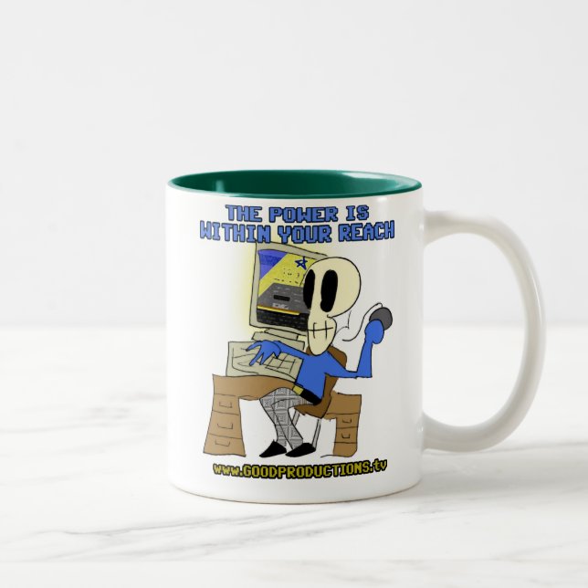 Café Em Dois Tons GP dentro de sua caneca do alcance (Direita)