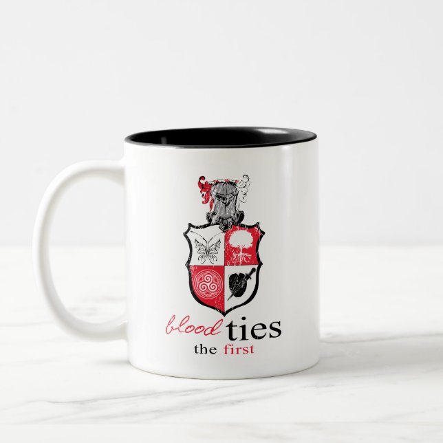 Café Em Dois Tons Gravatas De Sangue - A Primeira Caneca (Esquerda)