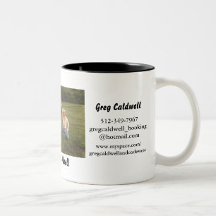 Café Em Dois Tons Greg e Goldie caneca cerâmica de 11 onças